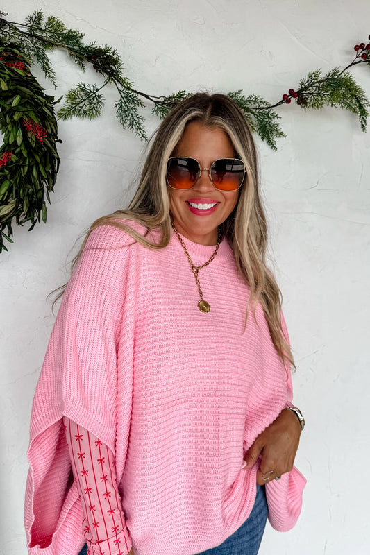 Meg Poncho - Pink