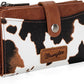 Wrangler Cow Wallet Brown Small