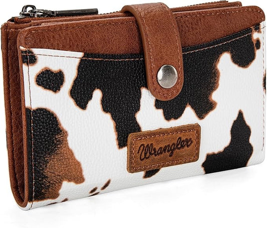 Wrangler Cow Wallet Brown Small
