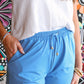 Ada’s Signature Shorts - Blue Jay