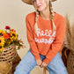 Hello Pumpkin Letter Verbiage Sweater