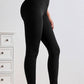 Black Arched Waist Seamless Active Leggings