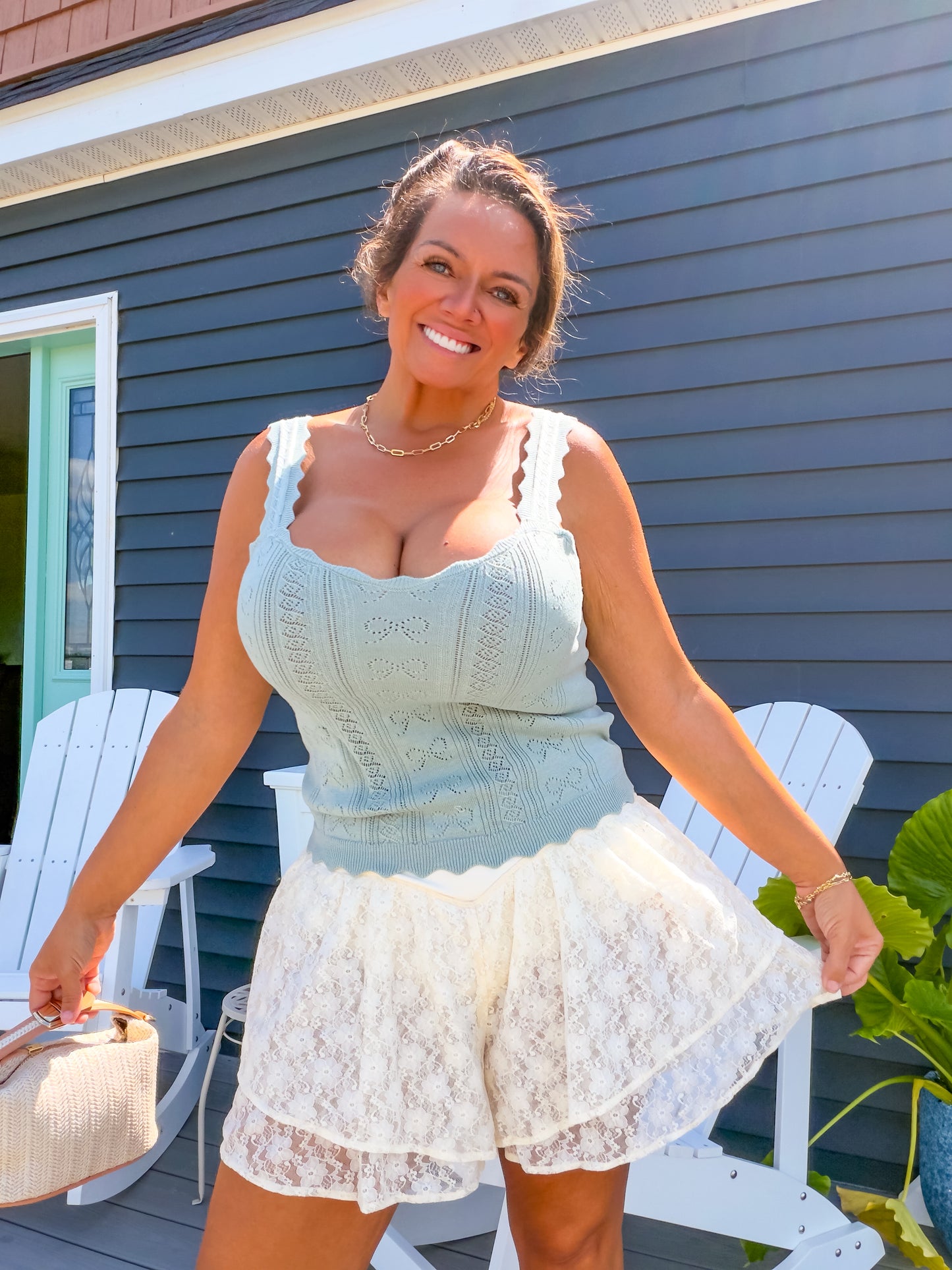 Cloud Nine Lace Shorts