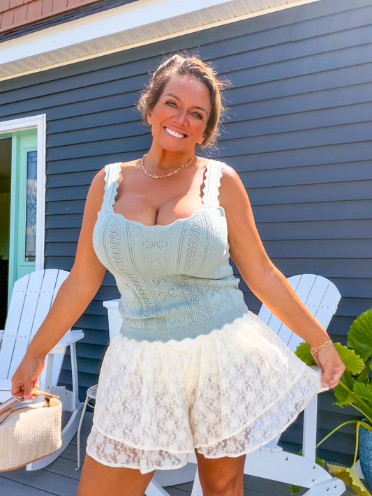 Cloud Nine Lace Shorts