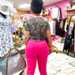 Camo Pink Collared Top