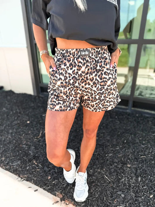 Birdie Boxer Shorts-Leopard