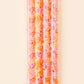40 oz Tumbler Straw Set-Secret Garden Pink