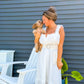 Sunday in White Maxi