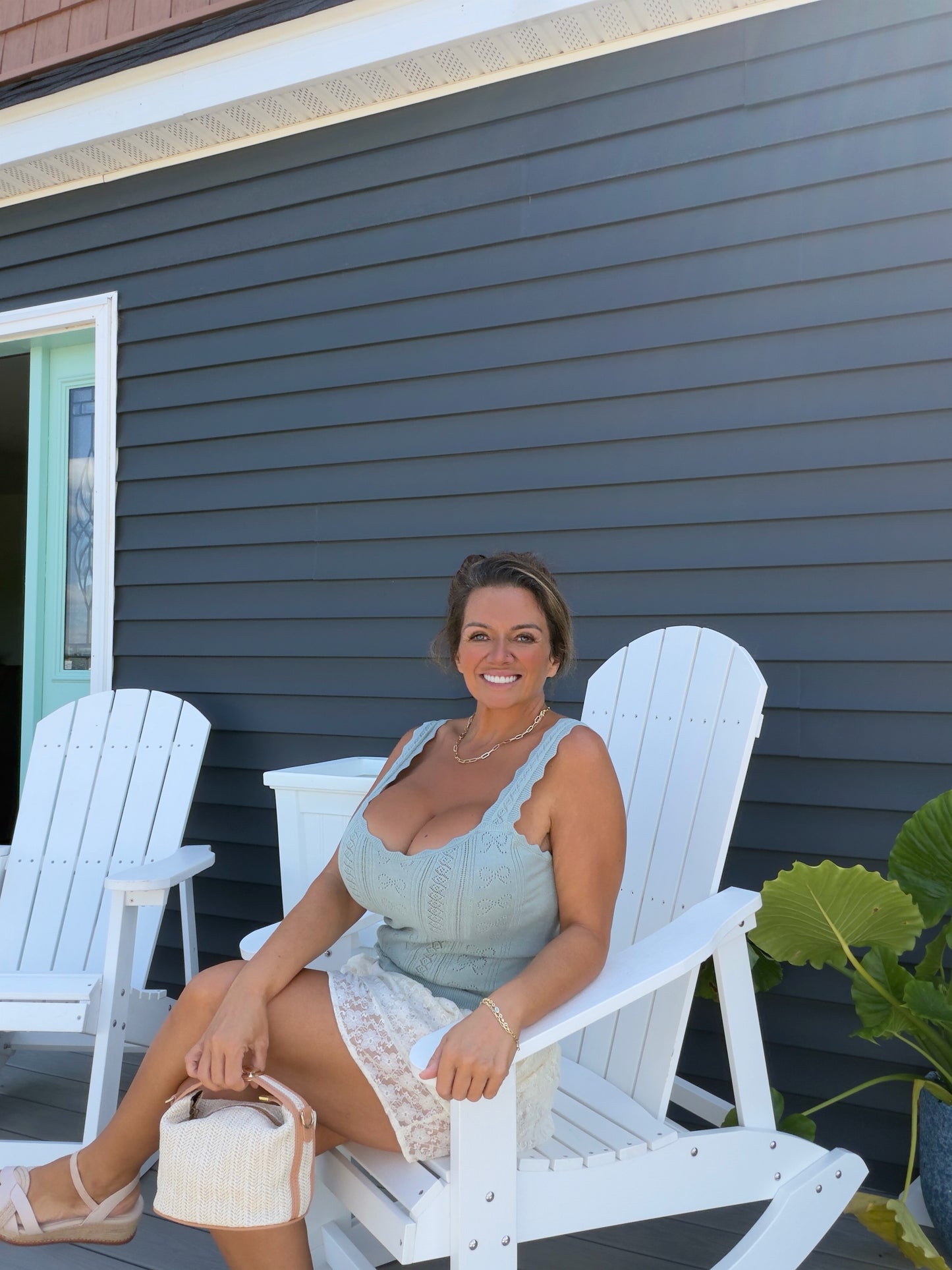 Sea Glass Sweetheart Knit