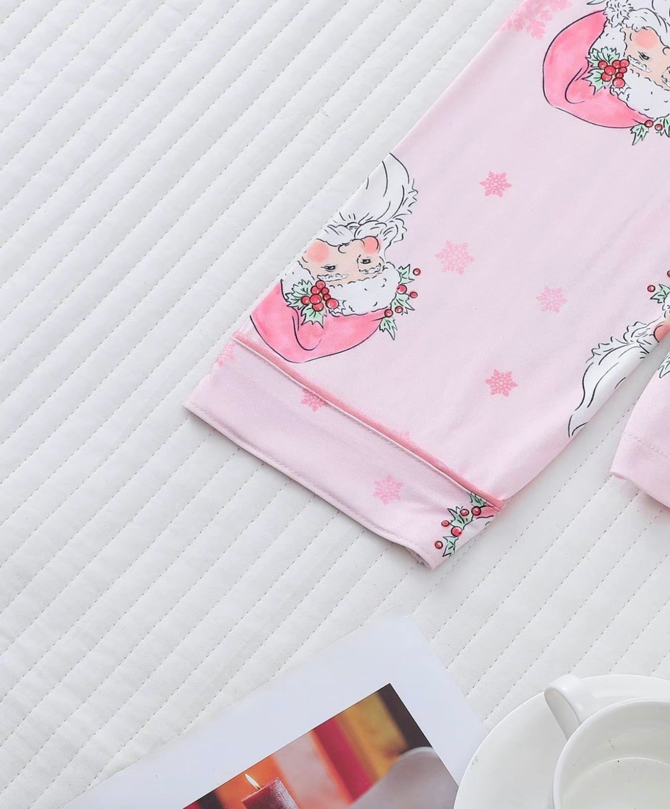 Pink Vintage Santa Pj’s