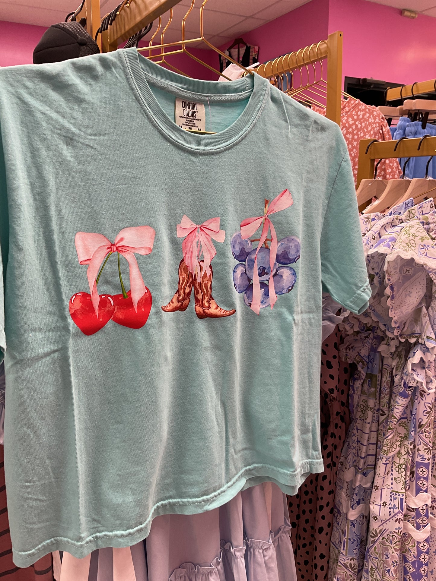 Spring Cowgirl Cropped Tee