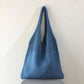 CWAB1952_SOLID COLOR VINTAGE KNIT TOTE BAG