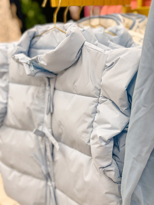 Powder Blue Lexie Puffer Vest