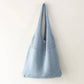 CWAB1952_SOLID COLOR VINTAGE KNIT TOTE BAG