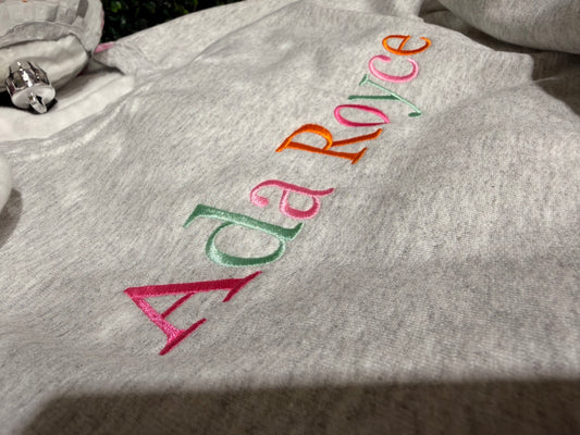 Ada Royce- embroidered sweatshirt