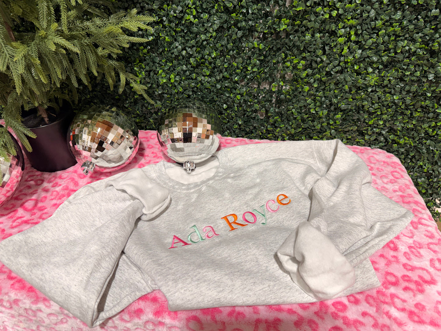 Ada Royce- embroidered sweatshirt