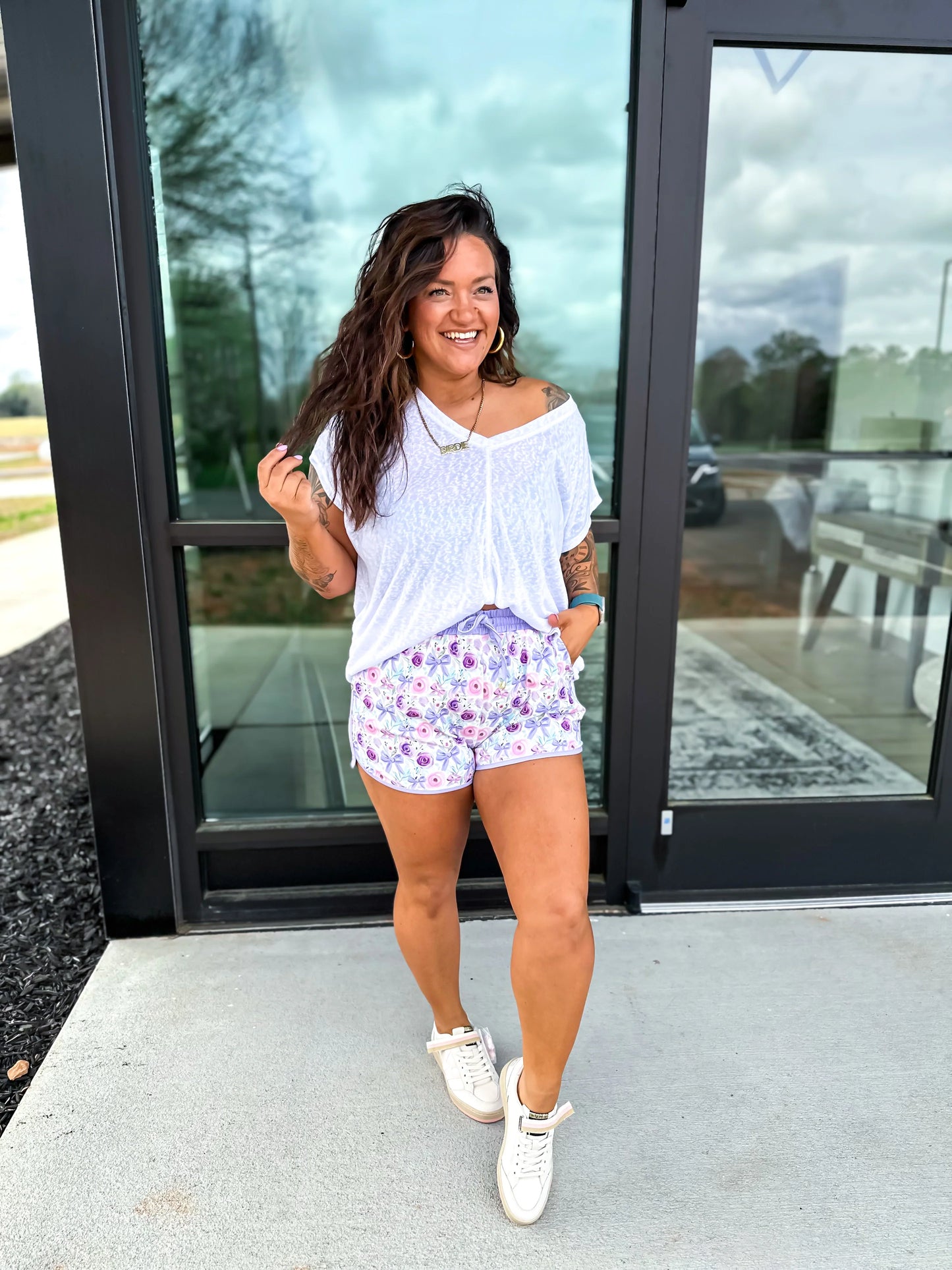 Birdie Blooms Shorts