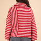 Striped Fuzzy Sweater