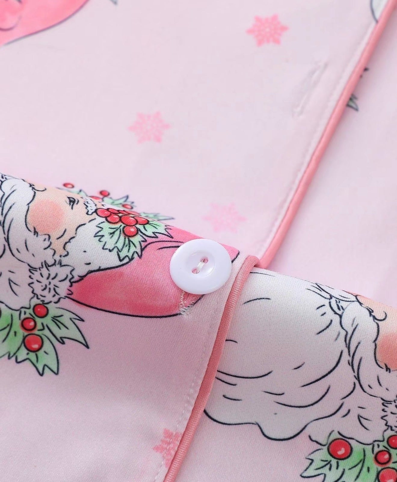 Pink Vintage Santa Pj’s