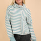 Striped Fuzzy Sweater