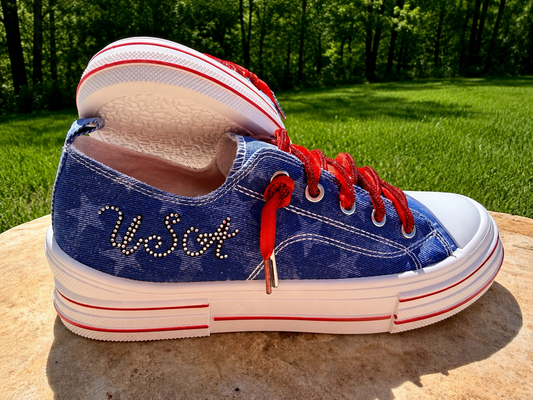 🇺🇸 Stars, Stripes & Sparkle Sneakers
