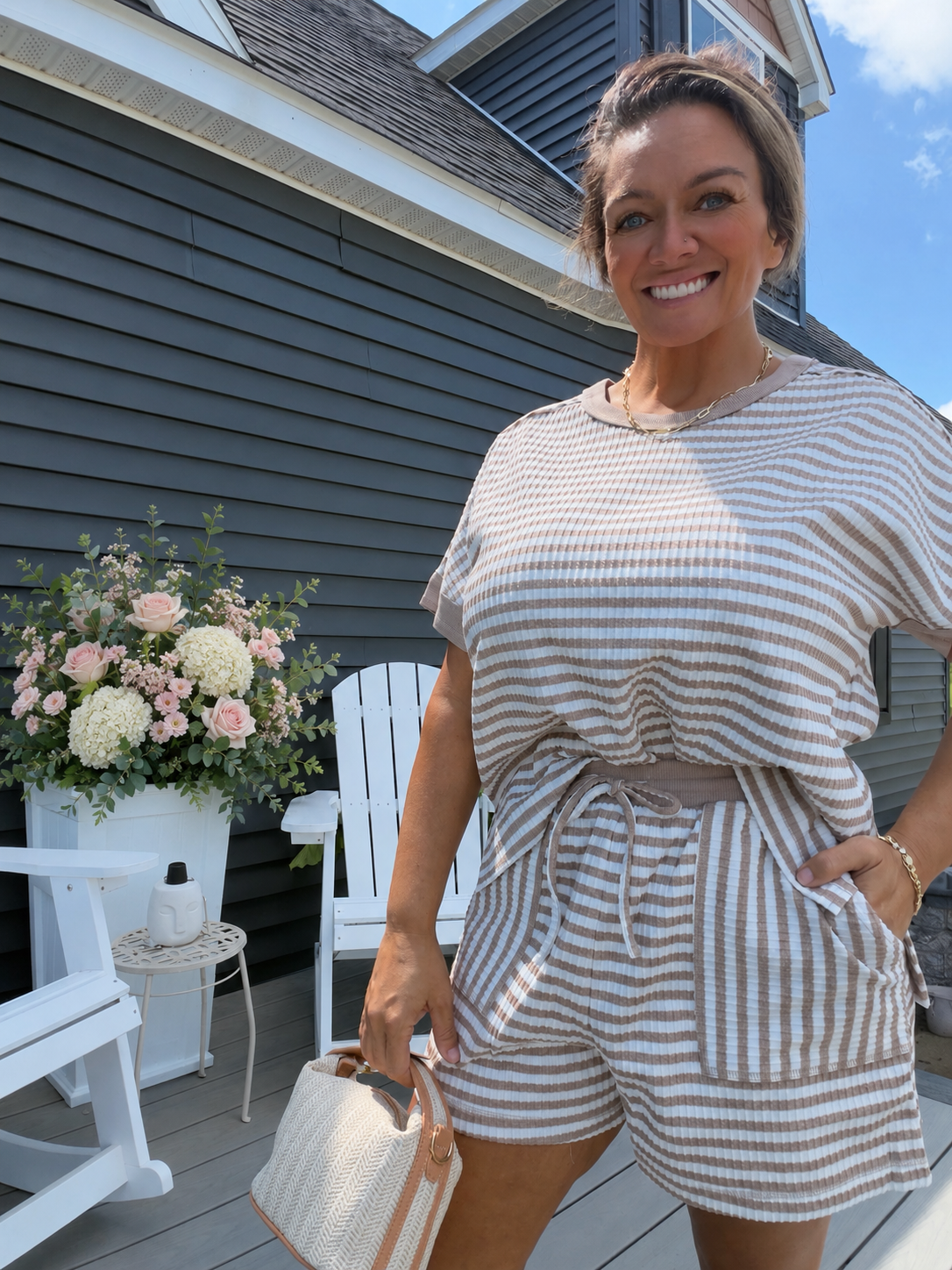 Cocoa Coast & Stripe Set