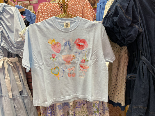Spring Princess Cropped Tee