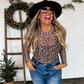 Wild Holiday Mesh Long Sleeve Top