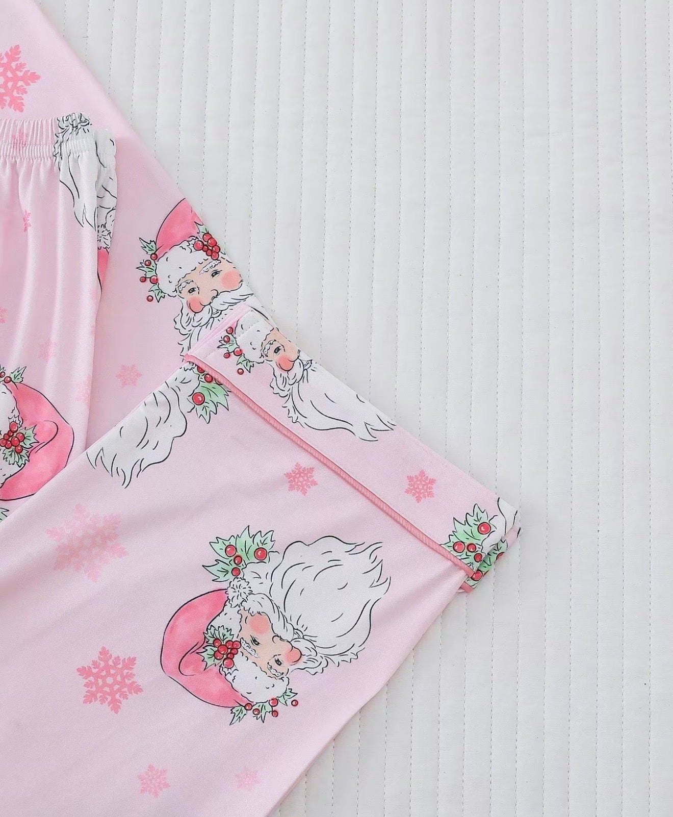 Pink Vintage Santa Pj’s