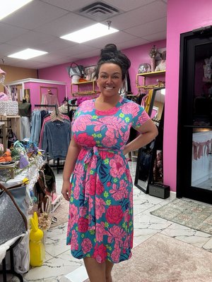 Sunny Days Big Floral  Dress