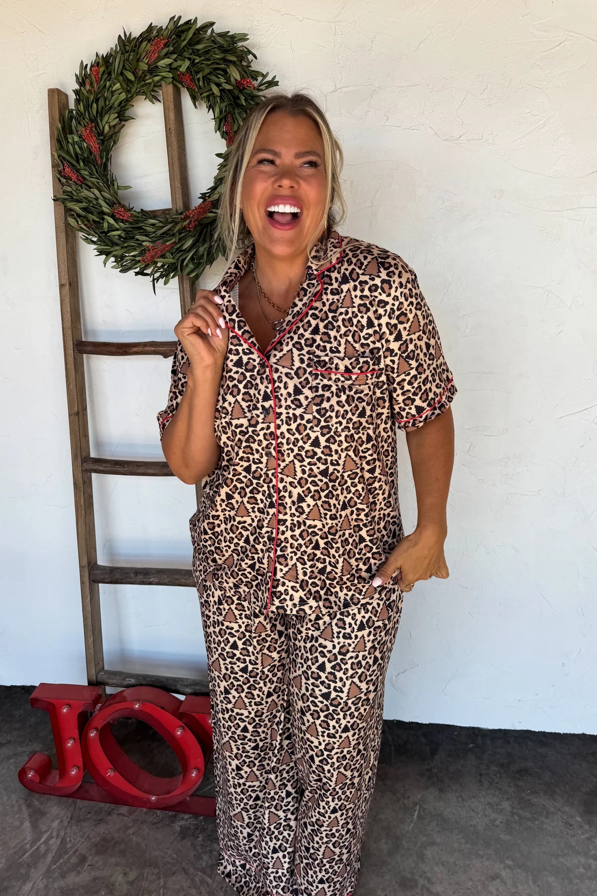 Wild Holiday Tree Christmas Luxe Jammies
