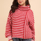 Striped Fuzzy Sweater