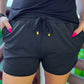 Ada's Signature Shorts-Midnight Black