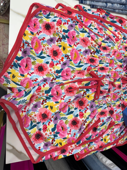 Ada’s Signature Shorts-Fiesta Floral