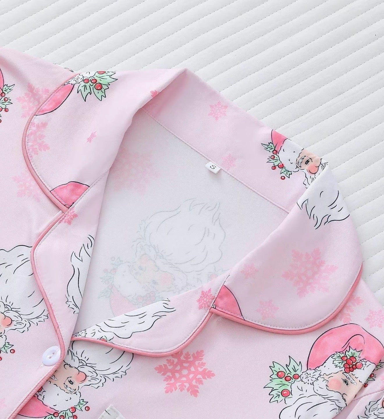 Pink Vintage Santa Pj’s