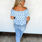 BLAKELEY ESSIE FLORAL SMOCKED TOP