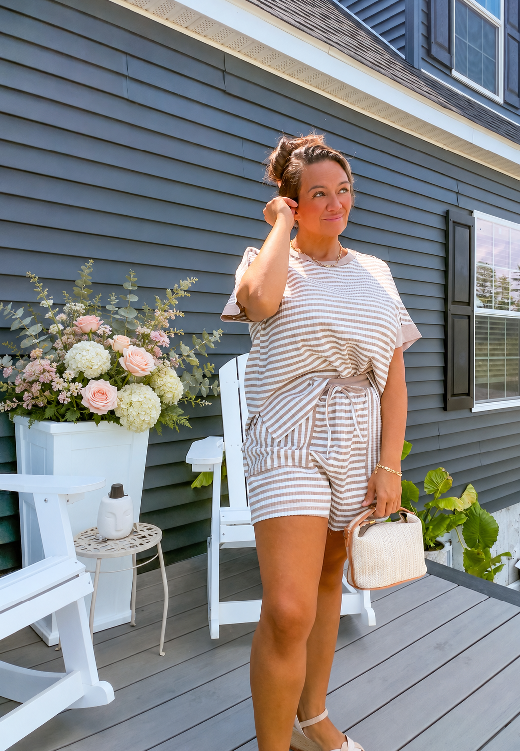 Cocoa Coast & Stripe Set
