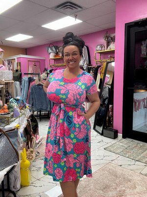Sunny Days Big Floral  Dress
