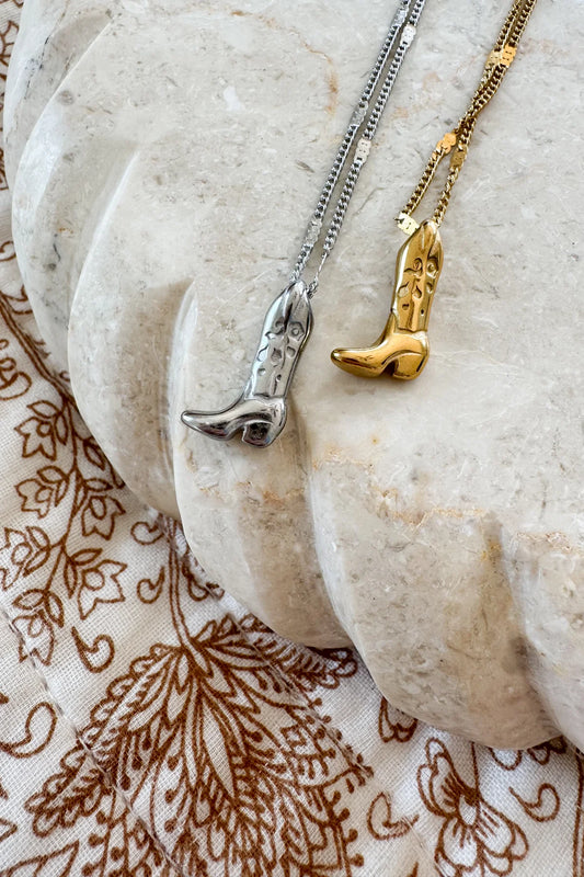 Blakeley Wild Boot Charm Necklace