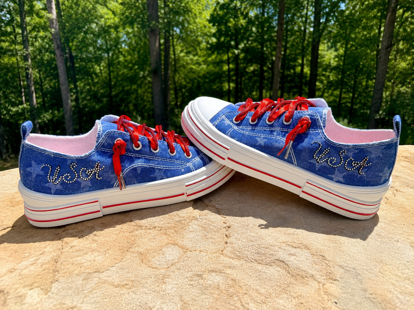 🇺🇸 Stars, Stripes & Sparkle Sneakers