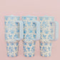 Cream & Blue Floral 40oz Tumbler