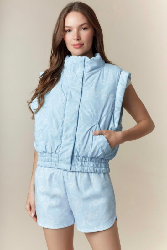 Bow Whisper Puffer Vest