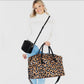 Brown Leopard Duffle Bag