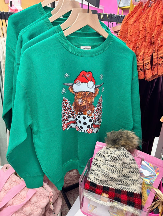 Green Cow Christmas Crew