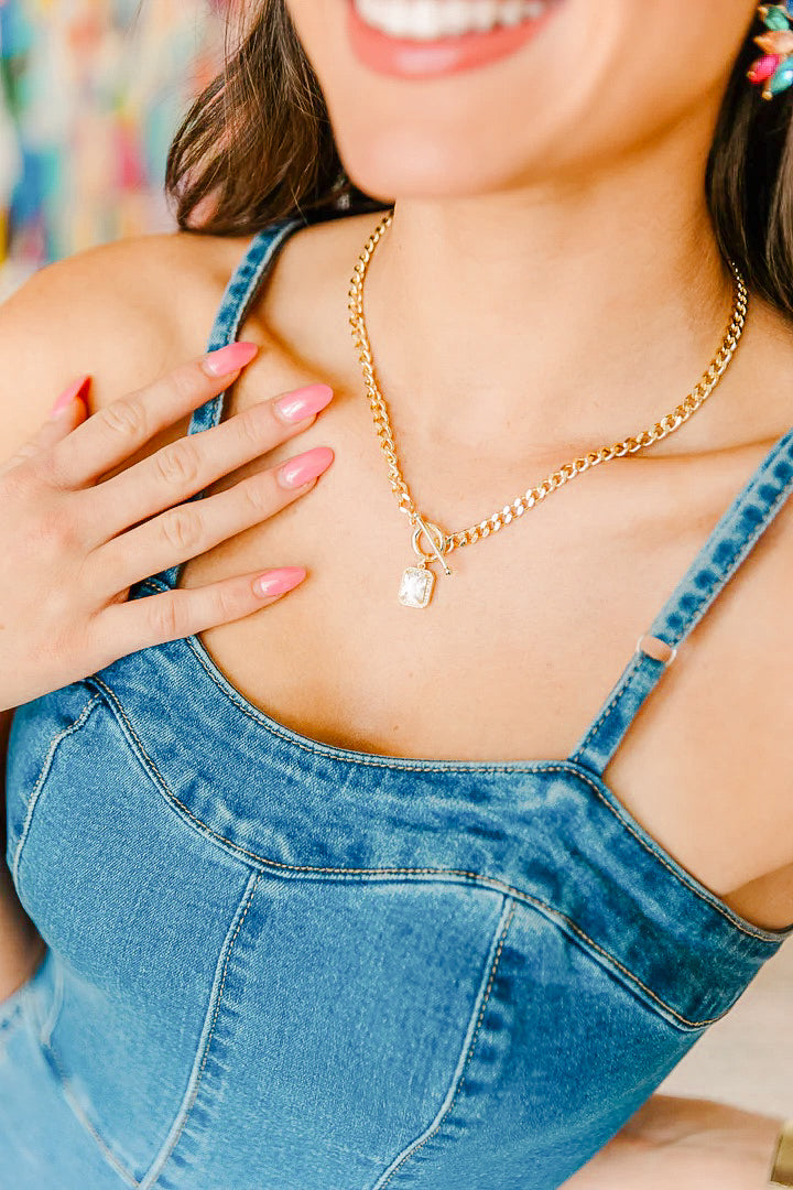 TS Glam Toggle Necklace