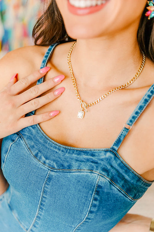TS Glam Toggle Necklace
