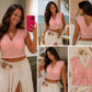 The Blush Breeze Lace Top 🌸🐚