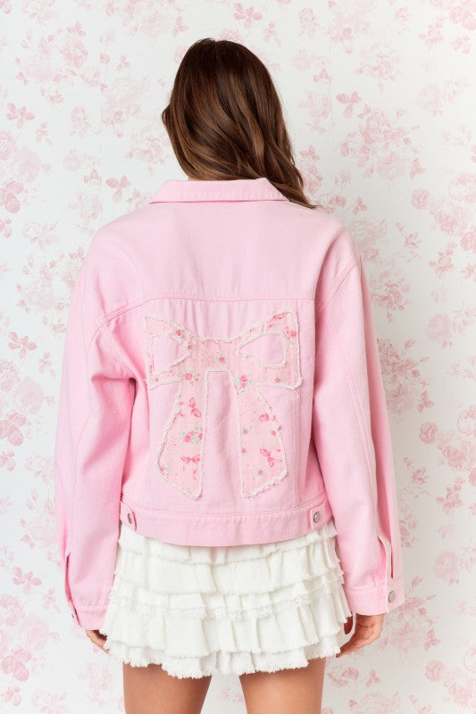 The Charlotte Bow Denim Jacket