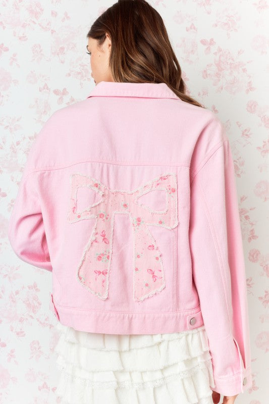 The Charlotte Bow Denim Jacket