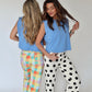 Tiffany Plaid Stretch Pants